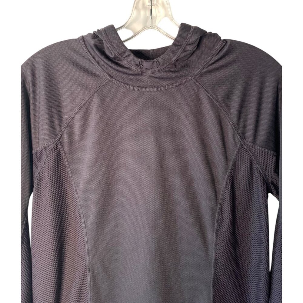 Fabletics Solid Gray Alecia Lightweight Hooded Pe… - image 3